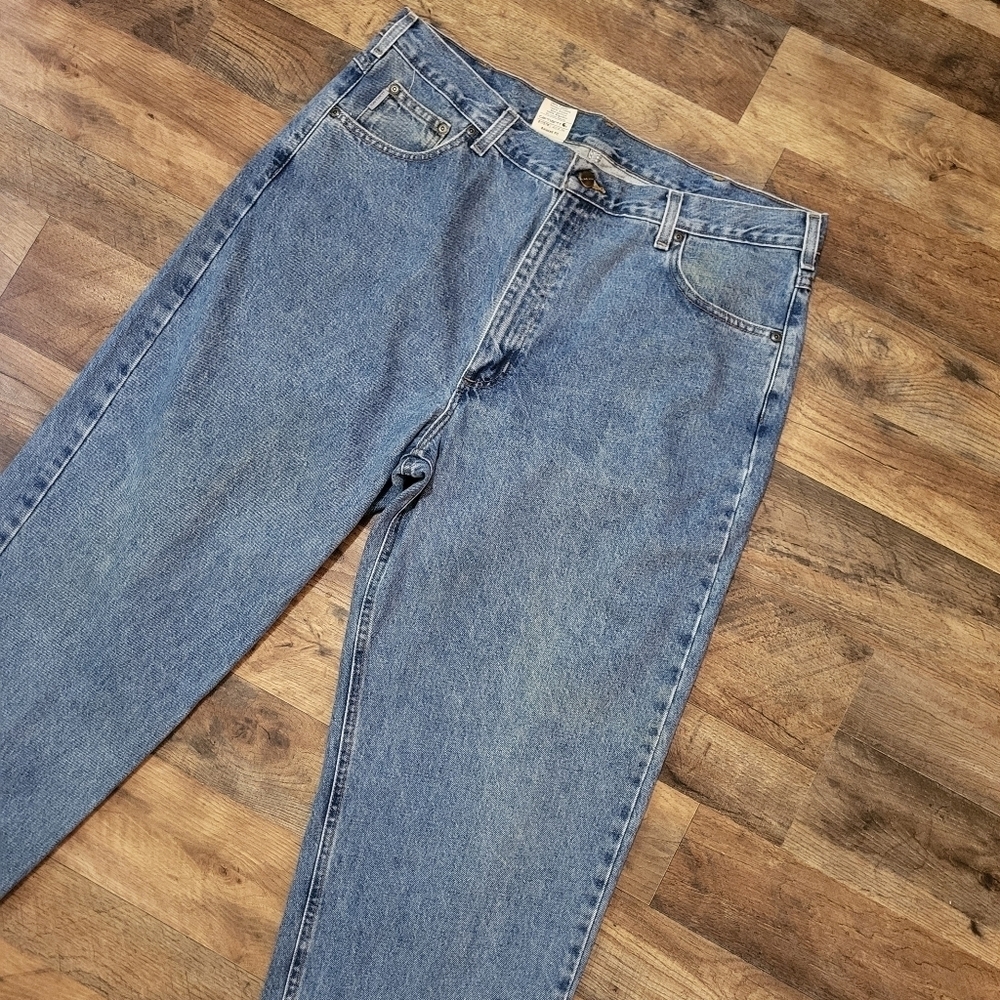 Carharrt Men's Relaxed Fit Straight Denim Workwear Jeans Size 40x36 - Picture 2 of 8